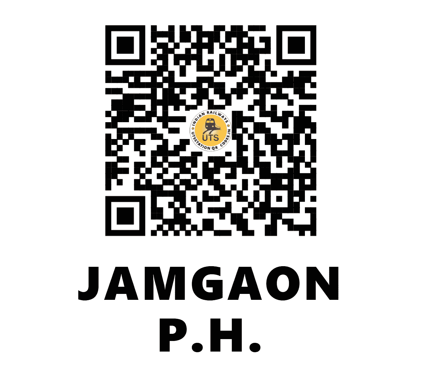 UTS QR Code for JAMGAON P.H. - JGZ - SB (MADHYA PRADESH)